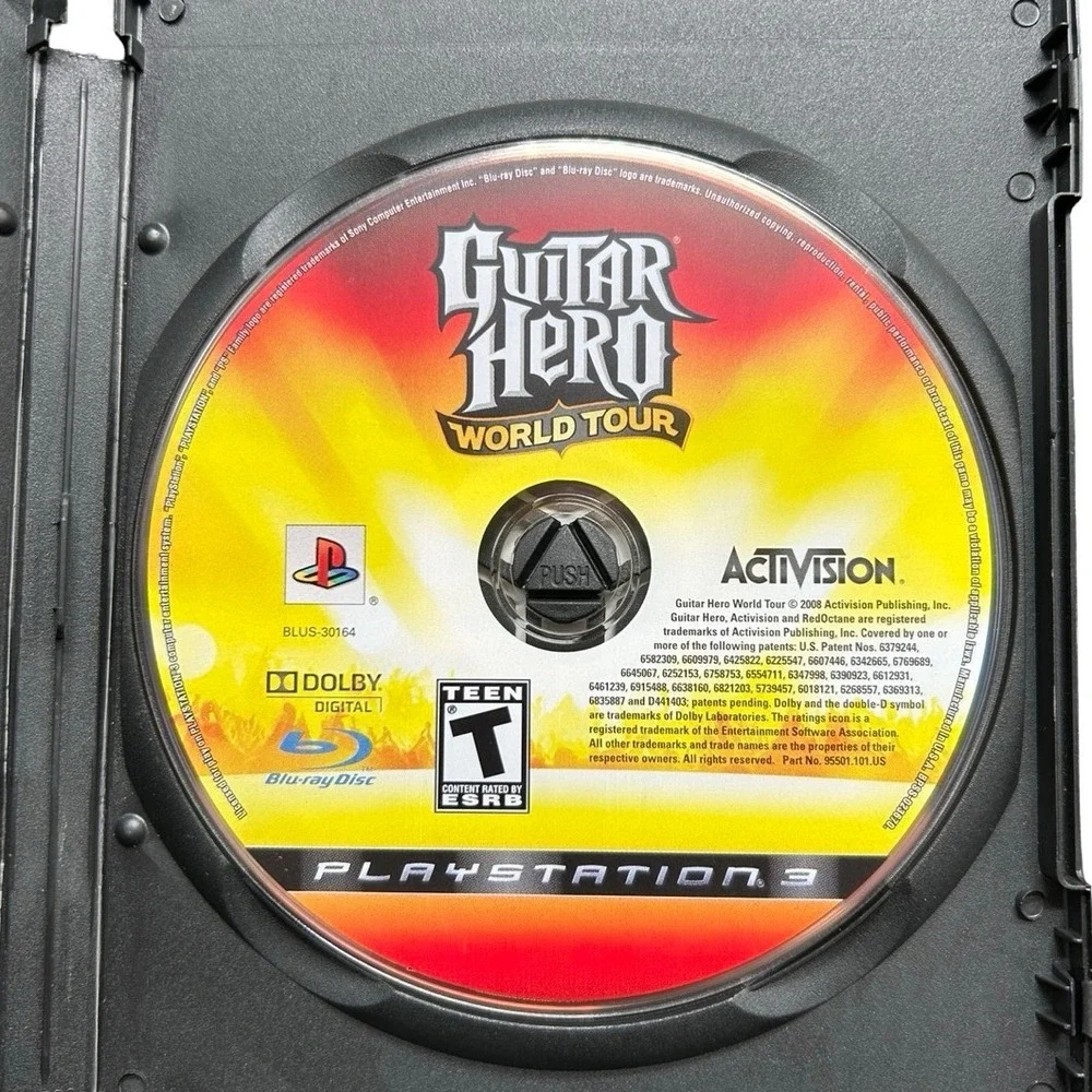 Guitar Hero World Tour Sony PlayStation 3 PS3 Game Disc‎ BLUS-30164 Activision